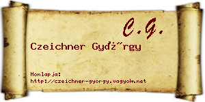 Czeichner György névjegykártya